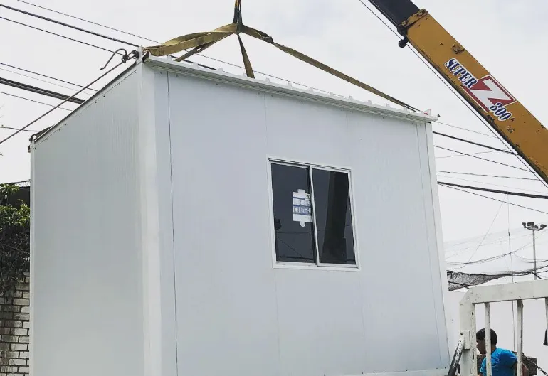 Caseta de seguridad modular - Minera Minsur