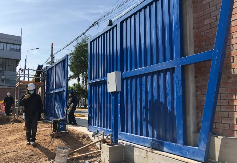 Cerco y portón automatizado Subestación Central - Luz del Sur (TECSUR)